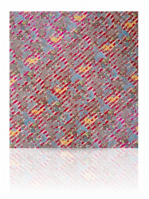 Палантин Женский SN-LAVEND.STRIPE/MARON